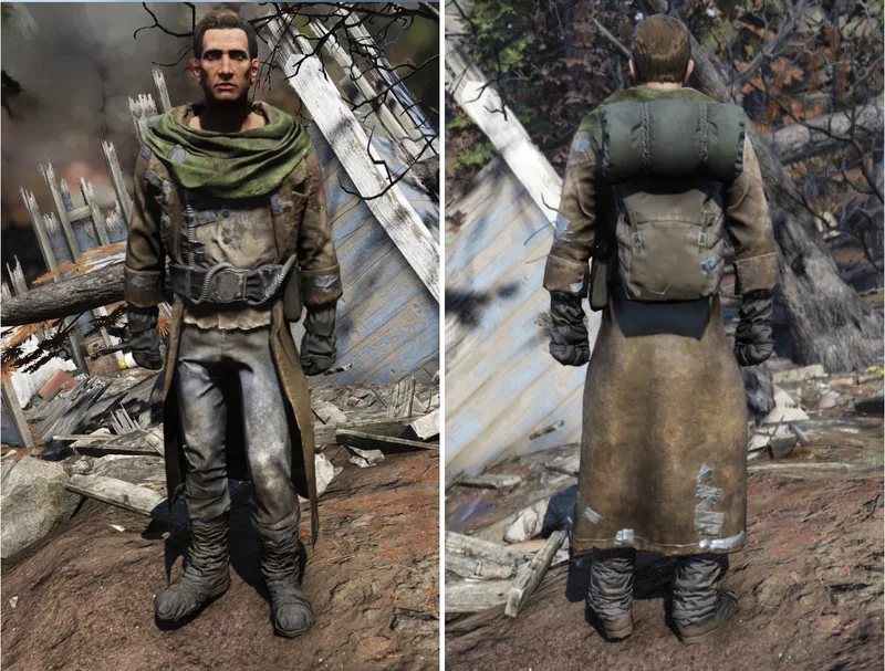 Traveling Leather Coat